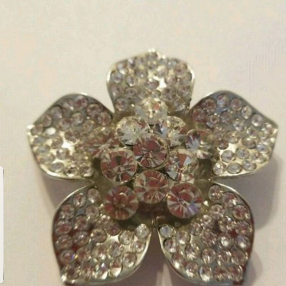 Antique Crystal Brooch